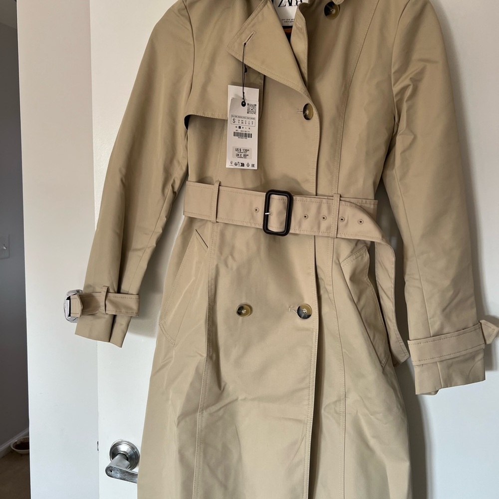 NWT Zara Trench - Picture 2 of 5